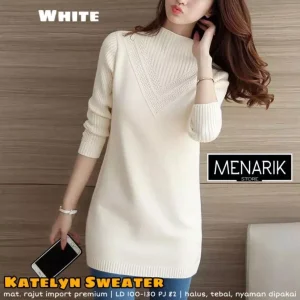 Givu top Tunik rajut import mewah kekinian terbaru Tunic by Belva. Katelyn sweater baju atasan wanita